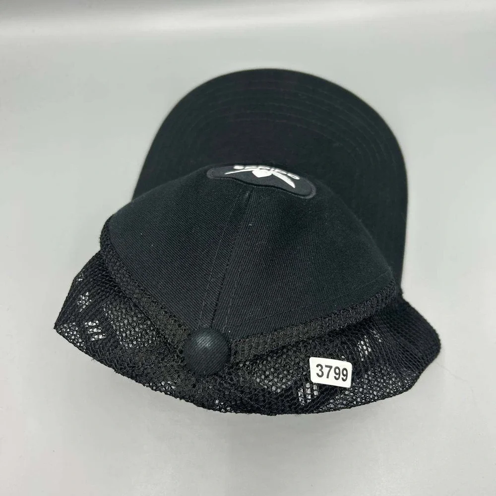 Adidas Logo Trucker Hat Men Black Snap Back‎ Cap